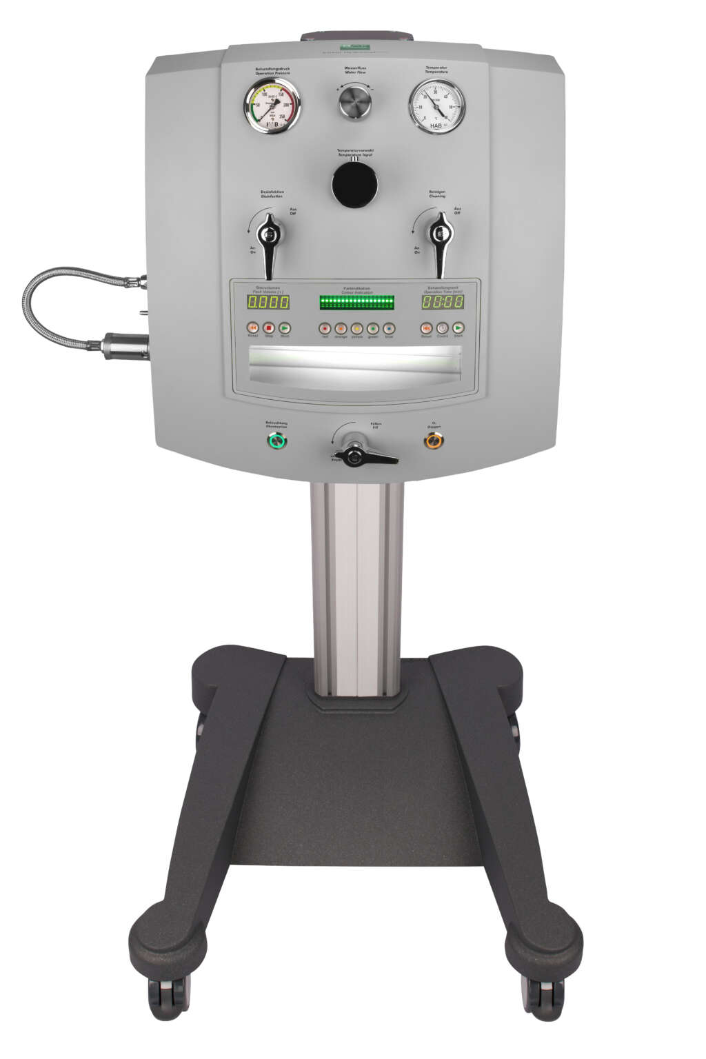 Colon Hydromat comfort_b silber von vorne auf wagen